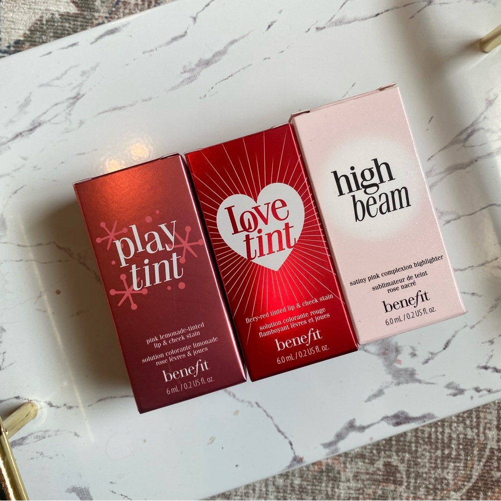 Benefit Cosmetics Tint and High Beam Bundle Love Play